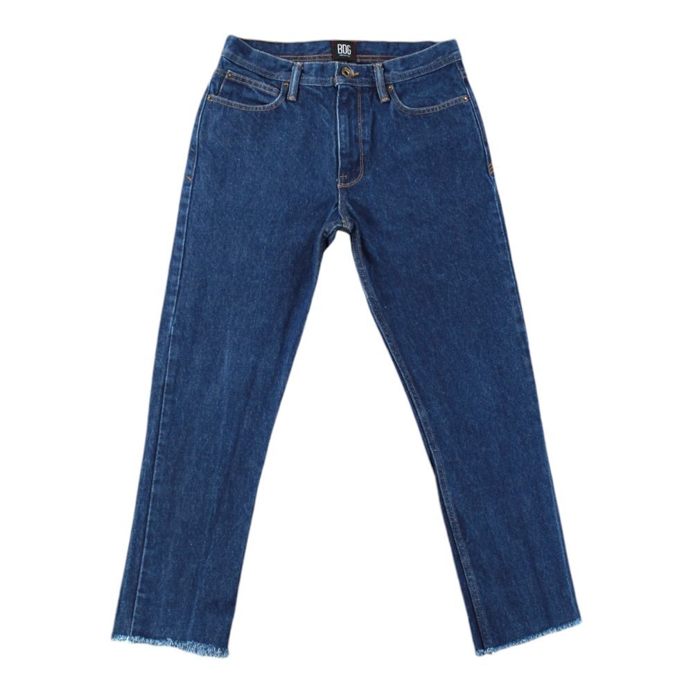 BDG Urban Outfitters Slim Jeans 29x30 Cropped 26 Inseam Raw Hem Denim